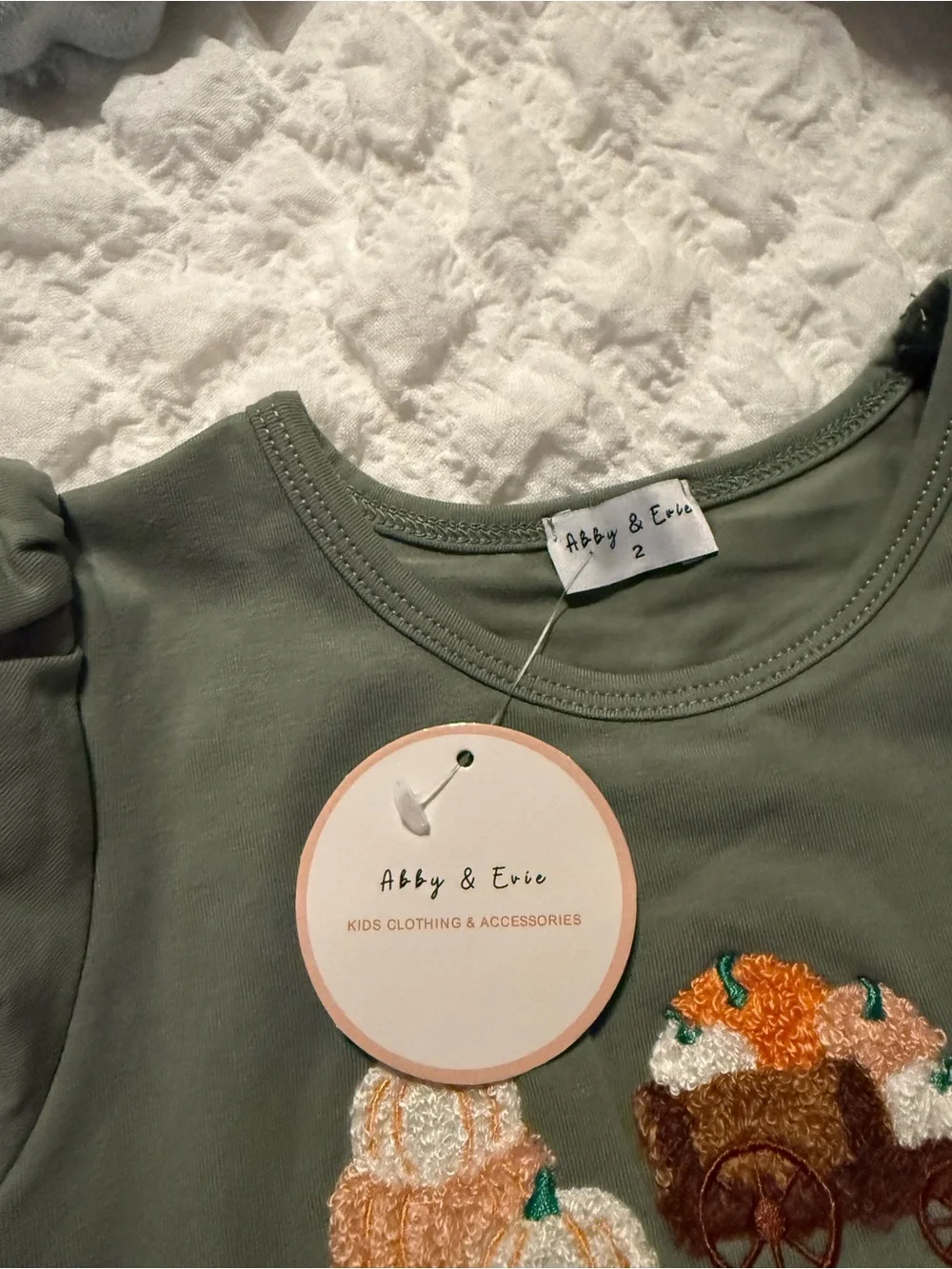 Abby & Evie soft green